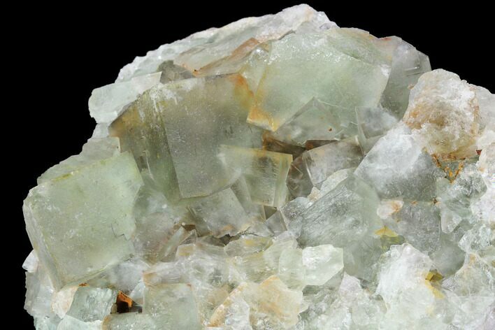 Blue-Green, Cubic Fluorite Crystal Cluster - Morocco #99000